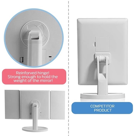 NEW PROFESSIONAL LARGE VANITY MIRROR WITH LIGHTS - Picture 6 of 15